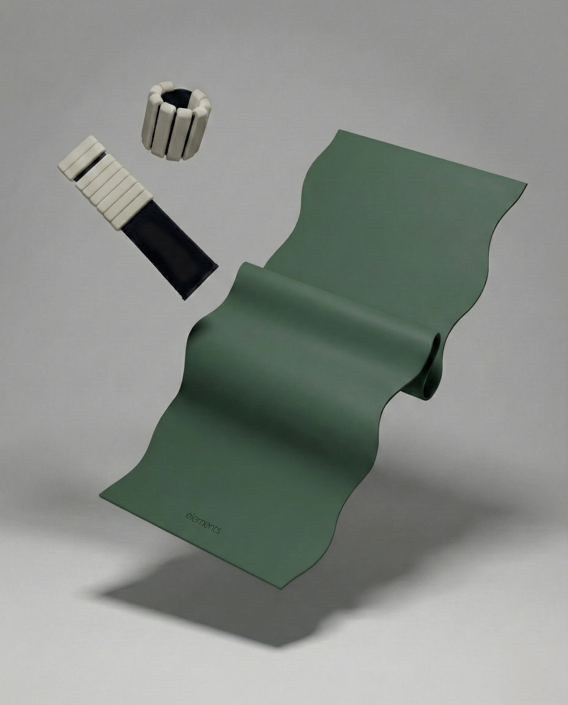 MOVE & TONE KIT - DARK GREEN \ BEIGE