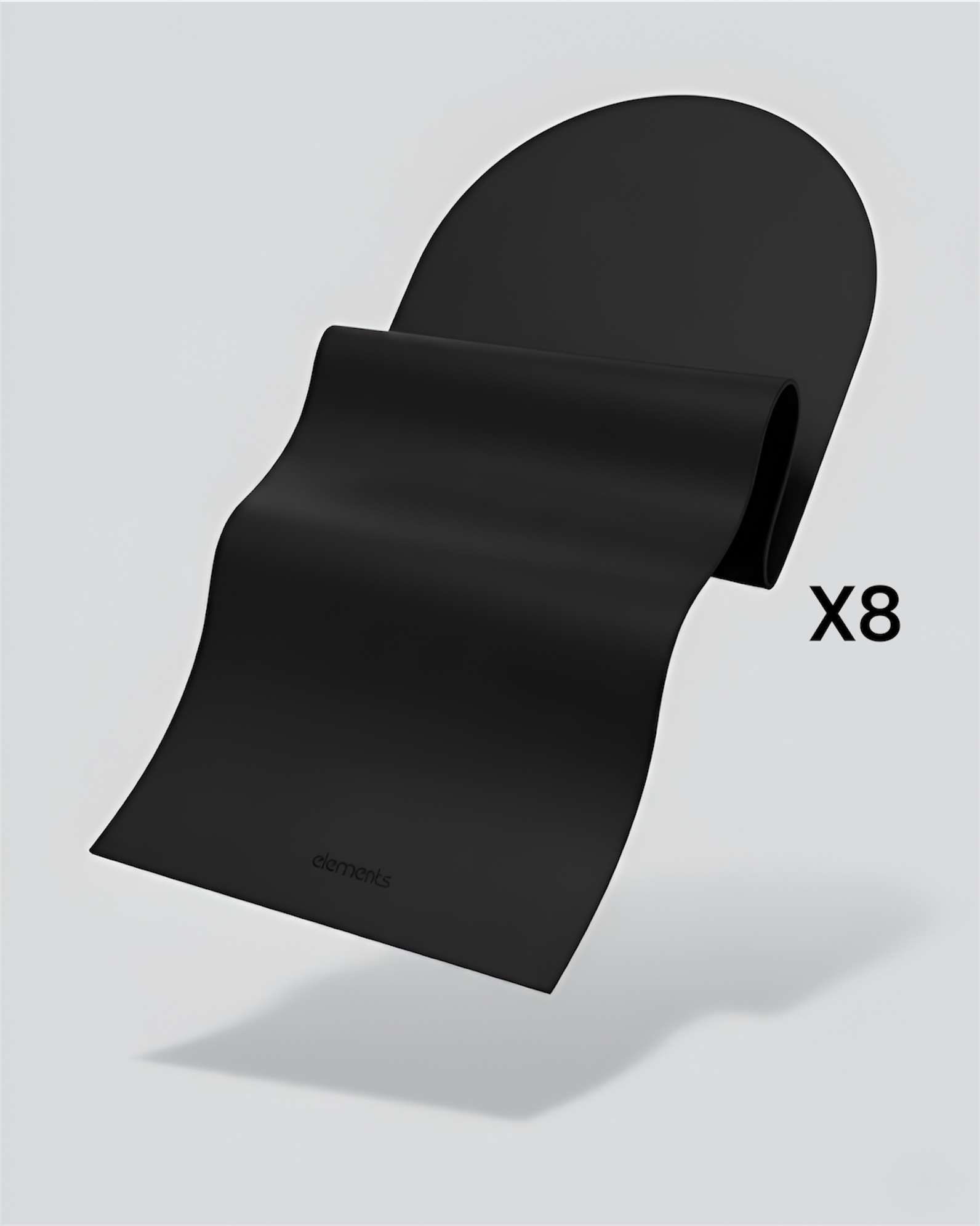 THE ELEMENTS MAT - 8 PACK KIT - BLACK