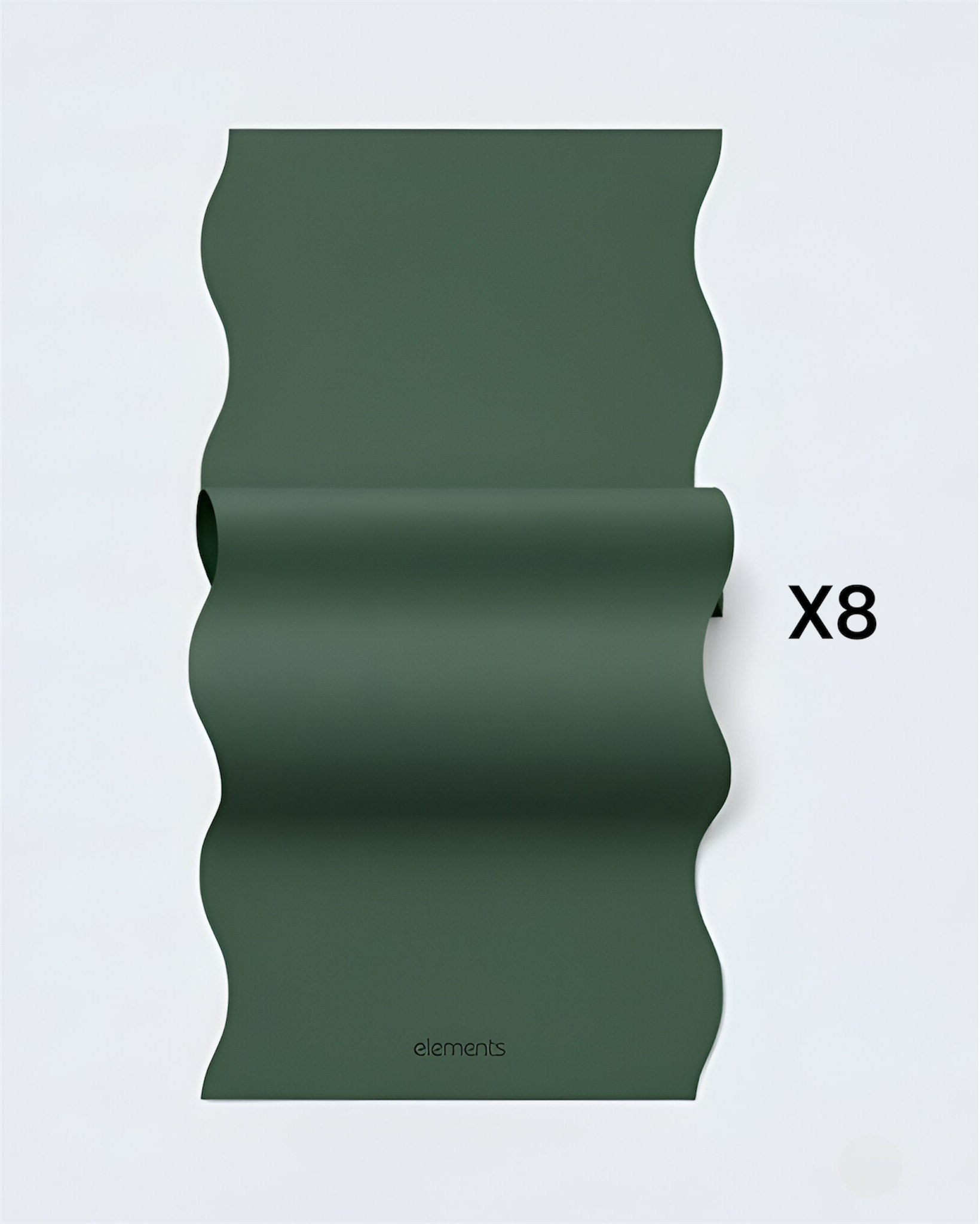 THE ZIG-ZAG MAT - 8 PACK KIT - DARK GREEN